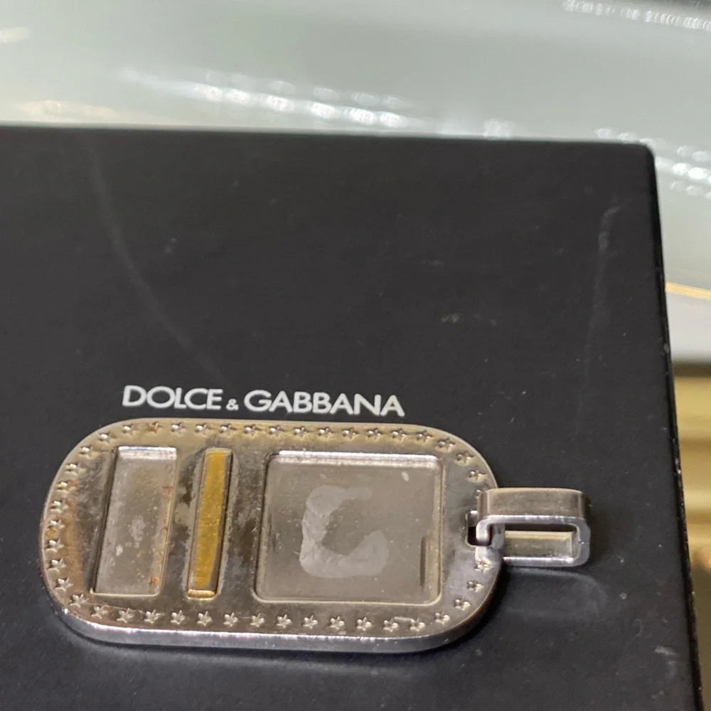 Dolce & Gabbana D&G Necklace Plate Pendant